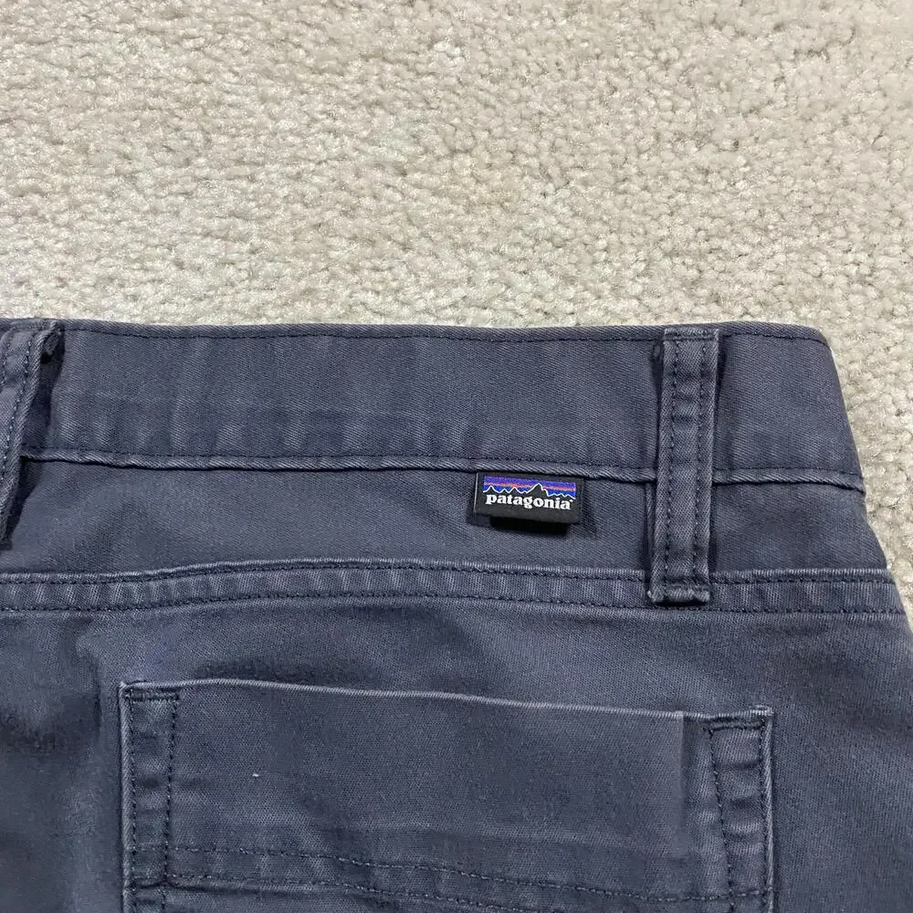Patagonia Pants Womens 8 Gray Organic Cotton Twill Chino Straight Leg Casual